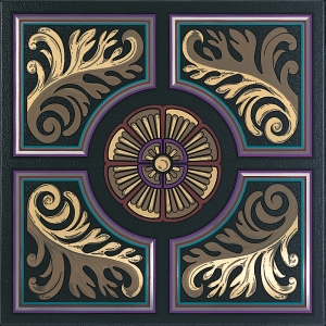 decorative metal ceiling panel tile 387