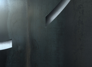 decorative black organic steel metal wall panel