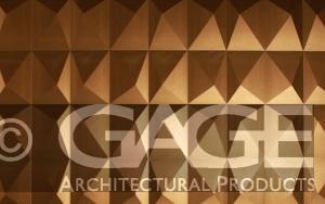 decorative metal aluminum wall panel brass