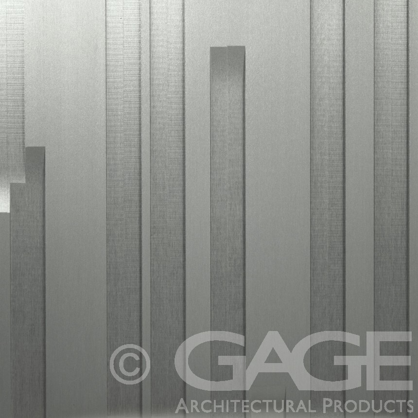C1012 Bamboo decorative dimensional metal aluminum wall panel