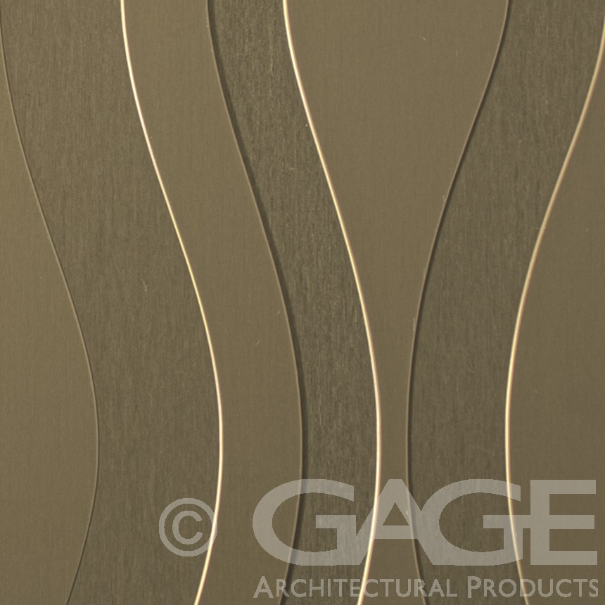 C1015 Reflections decorative dimensional metal aluminum wall panel