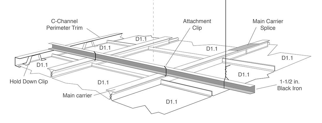 metal ceiling system