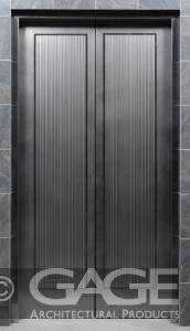 decorative metal elevator door panel