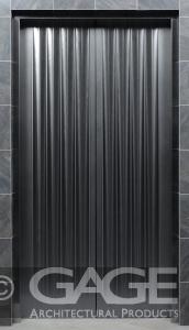 decorative metal elevator door panel