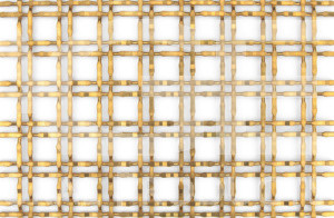 GW928 Rivoli woven metal mesh in commercial bronze