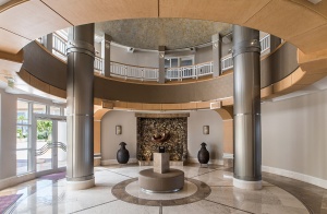 metal column in champagne finish