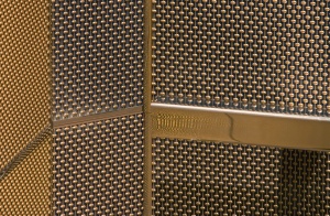decorative metal elevator wall panel