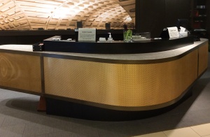 woven metal mesh desk