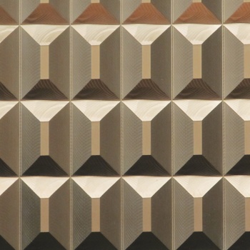 decorative aluminum metal wall panel bronze gold finish