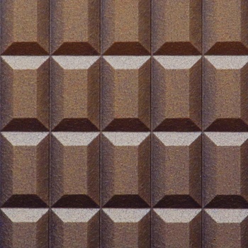 decorative aluminum metal wall panel aged bronze finish